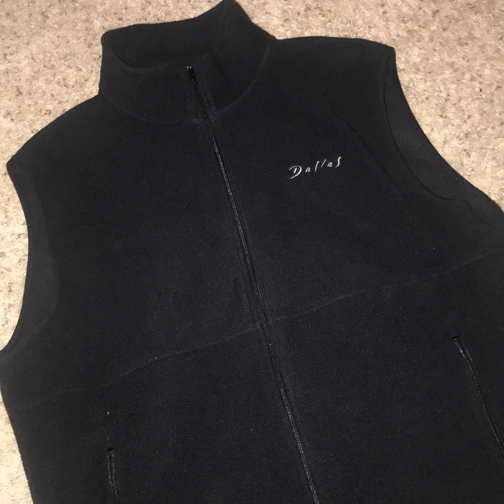 Black zip up sweater vest